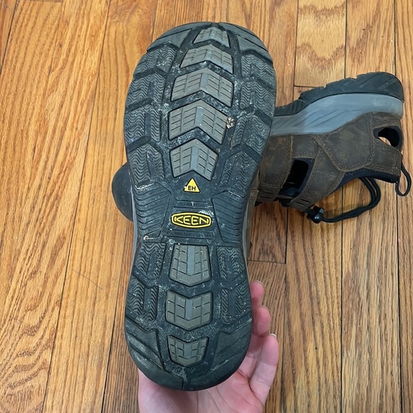 KEEN UTILITY ATLANTA II Work Shoe Sandal Steel Toe brown men’s size 10.5D - Picture 5 of 12